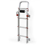 Fiamma Deluxe 8 Step Motorhome Ladder - Red/Silver (02426-02) - Poptop World 