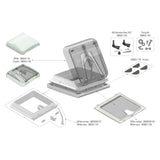 Fiamma Camper Van Roof Vent 28 F Skylight Crystal -07902-02D - Poptop World 