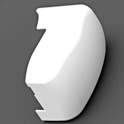 Fiamma F45i Left Hand Crank Awning Replacement Right End Winch Cover (White) - Poptop World 