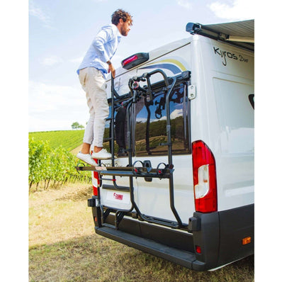 Fiamma Deluxe Rear Door Ladder for Ram Promaster & Ford Transit Vans (02426-09A) - Poptop World 