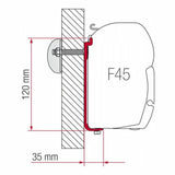 Fiamma F45S Awning Mounting Bracket Kit AS 400 (450 to 500 cm) (98655-390) - Poptop World 