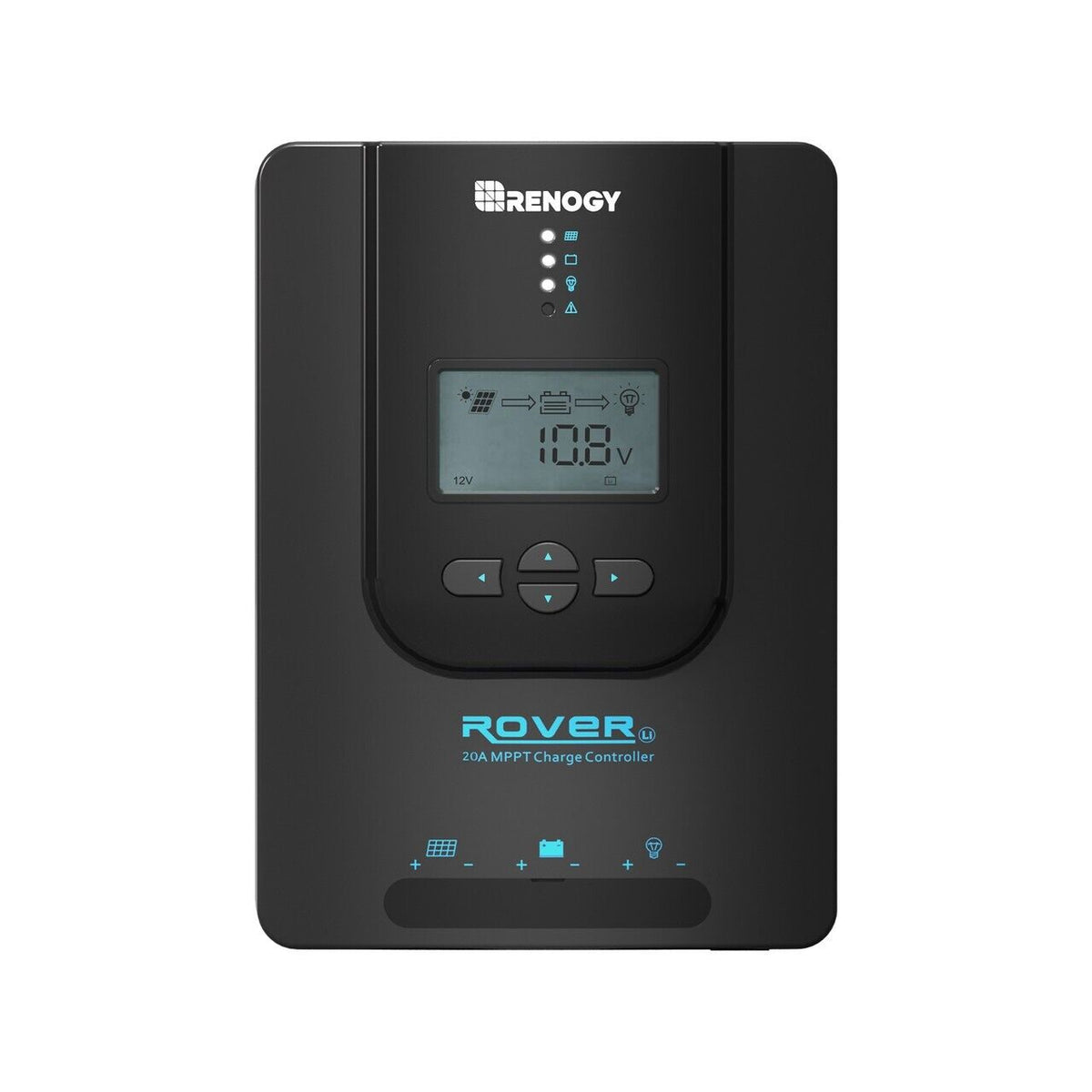 Renogy Rover Li 20Amp MPPT Solar Charge Controller W/ BT-1 Bluetooth Module RJ12 - Poptop World 