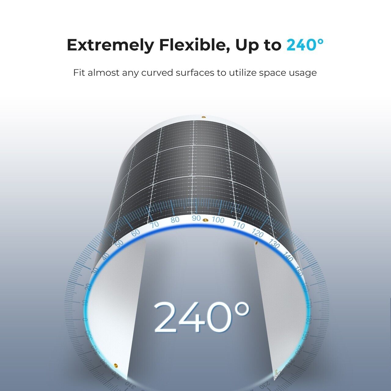 Renogy Flexible Solar Panel 100 Watt 12 Volt Monocrystalline Semi-Flexible - Poptop World 