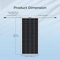 Renogy 200 Watt 12 Volt Flexible Monocrystalline Solar Panel - Poptop World 