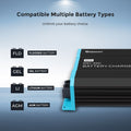 Renogy 20A 12V DC to DC On-Board Battery Charger AGM FLD GEL LFP RV Boat - Poptop World 