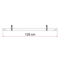 Fiamma Carry-Bike Rail Quick 128 w/ 2-Quick-Safe Straps (Black) or (Red) - Poptop World 