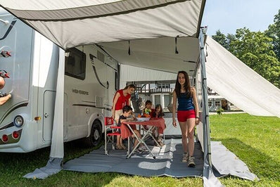 Fiamma Ultra-Light 450 F45/F65/F80 Camper Van Privacy Awning Enclosure 07350-04- - Poptop World 