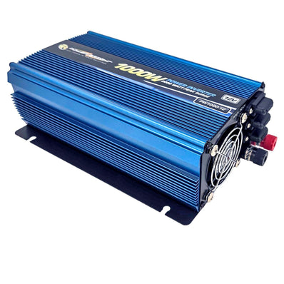 Power Bright 1100W 12V DC To AC Modified Sine Wave Power Inverter PW1100-12 - Poptop World 