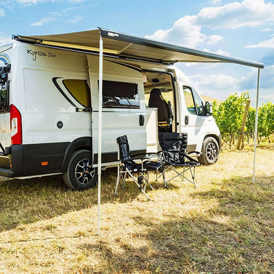Fiamma F80S 320 Campervan Shade Awning Kit (10'6") - 8'2" extension - Poptop World 