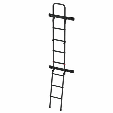 Fiamma Deluxe Rear Door Ladder for Mercedes Sprinter Vans (Silver) (02426-19A) - Poptop World 