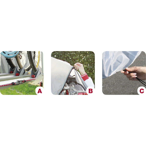 Fiamma Carry-Bike S Rack Bike Cover (2-3 Bikes) & Premium S (2-4 Bikes) - Poptop World 