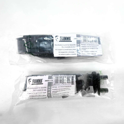 Fiamma Leg Bracket kit Black 98655-176 plastic F45s F80s F65 Awning - Poptop World 