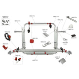 Fiamma Upper Bracket for Airstream Carry-Bike Racks (98656-780) - Poptop World 