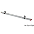 Fiamma Carry-Bike Rail Quick 128 w/ 2-Quick-Safe Straps (Black) or (Red) - Poptop World 
