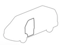 Volkswagen Eurovan 93-2003 Front Door Seal Left or  Right Weatherstrip 7D0837911 - Poptop World 