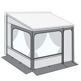Fiamma Awning Privacy Room 300 Medium for Fiamma F45S Awning (08366A01) - Poptop World 
