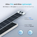 Renogy Flexible Solar Panel 100 Watt 12 Volt Monocrystalline Semi-Flexible - Poptop World 