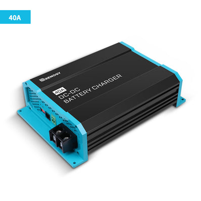 Renogy 20A, 40A, 60A, 12V DC to DC On-Board Battery Charger AGM FLD GEL LFP RV - Poptop World 
