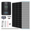 Renogy 800W 12V/24V Monocrystalline Solar Premium Kit w/Rover 60A Charge Contror