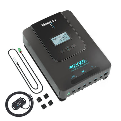 Renogy Rover Li 20Amp MPPT Solar Charge Controller W/ BT-1 Bluetooth Module RJ12 - Poptop World 