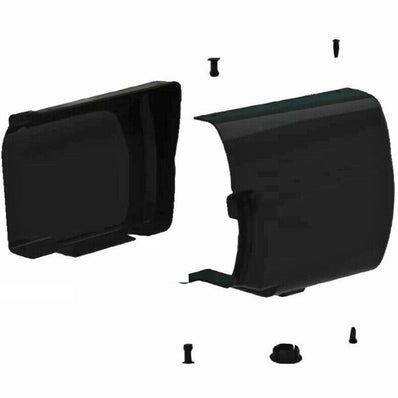 Fiamma F45S Awning Right End Compact Motor Cover (Deep Black) -98673H951 - Poptop World 