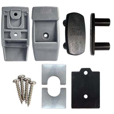 Fiamma Leg Bracket kit Black 98655-176 plastic F45s F80s F65 Awning - Poptop World 