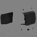 Fiamma F45S Awning Right End Compact Motor Cover (Deep Black) -98673H951 - Poptop World 