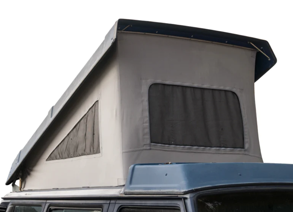 volkswagen tent Vanagon Westfalia Pop-Top Canvas gray 3 window Cotton Tent SOLD OUT – Poptop World