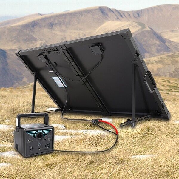 Renogy 100 Watt 12 Volt Monocrystalline Foldable Solar Suitcase w/o Controller - Poptop World 