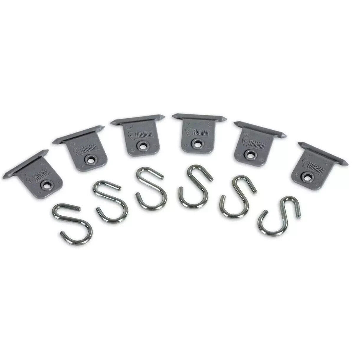 Fiamma Kit Awning S Hook Hangers for Motorhome Caravan Campervan (98655-743) - Poptop World 