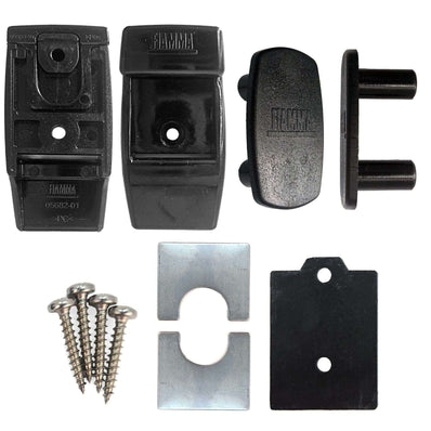 Fiamma Leg Bracket kit Black 98655-176 plastic F45s F80s F65 Awning - Poptop World 