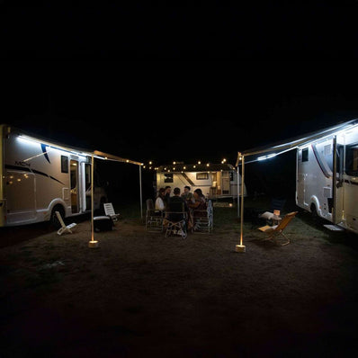 Fiamma F45S Awning Telescoping LED Rafter Light Bar (98655-850) - Poptop World 