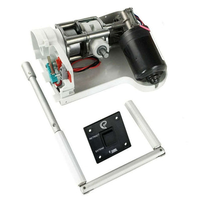 Fiamma F45S Awning Compact Electric Motor Kit (Black) (08319-01H) - Poptop World 