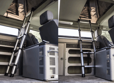 Portable Telescopic Ladder for VW Vanagon Eurovan camper Go Westy - Poptop World 