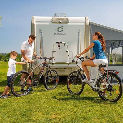 Fiamma Carry Bike Pro RV Bicycle Rack ( C, E-Bike, C + E-Bike) 02094-10A 02094B1 - Poptop World 