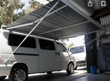FIAMMA F45S AWNING 10' Titanium Silver Case Gray Awning Eurovan Vanagon Sprinter - Poptop World 
