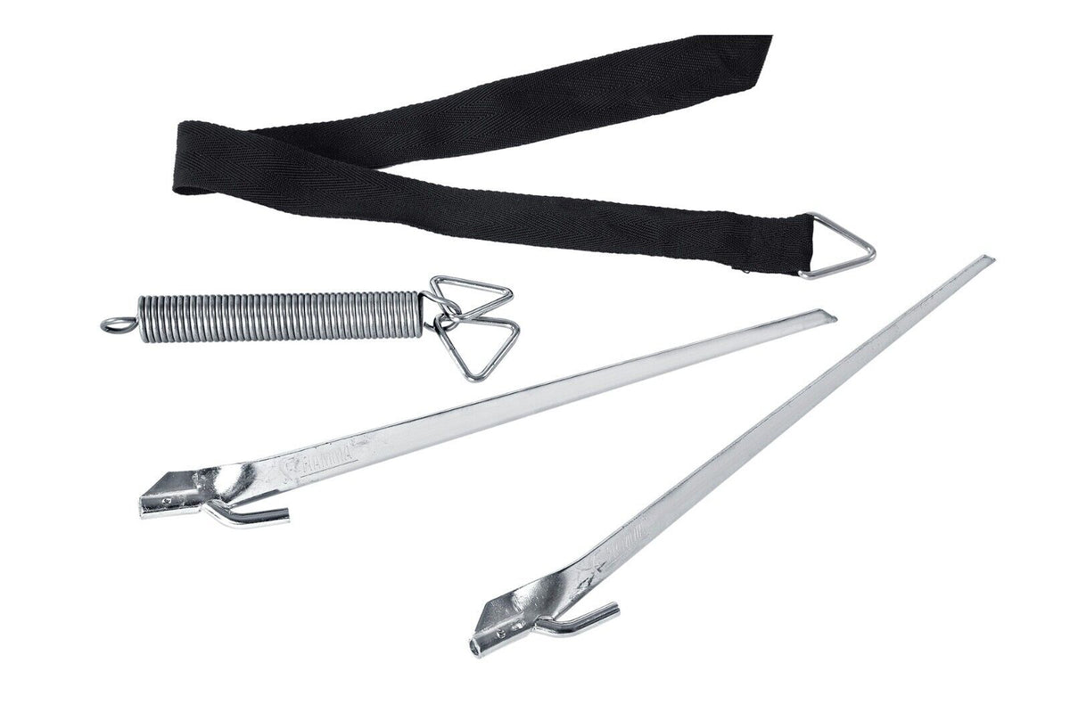 Fiamma Awning Tie Down Strap Kit (Black) [98655-129] for CAMPERVAN, MOTORHOME - Poptop World 