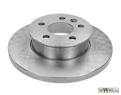 Brake Disc Set Front - Fits VW Vanagon 1982-1991 MEYLE #701615301E - Poptop World 
