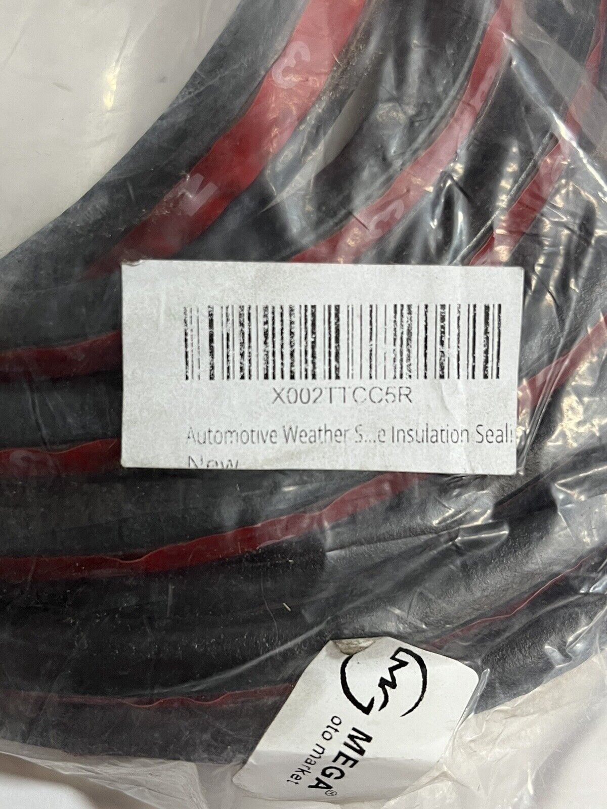 VW TRANSPORTER T5 FRONT LEFT UPPER SMALL CAB DOOR GASKET Seal 7E0837761G - Poptop World 