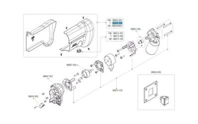 Fiamma F45S Awning Right End Motor Cover (Deep Black) 98655H951 - Poptop World 