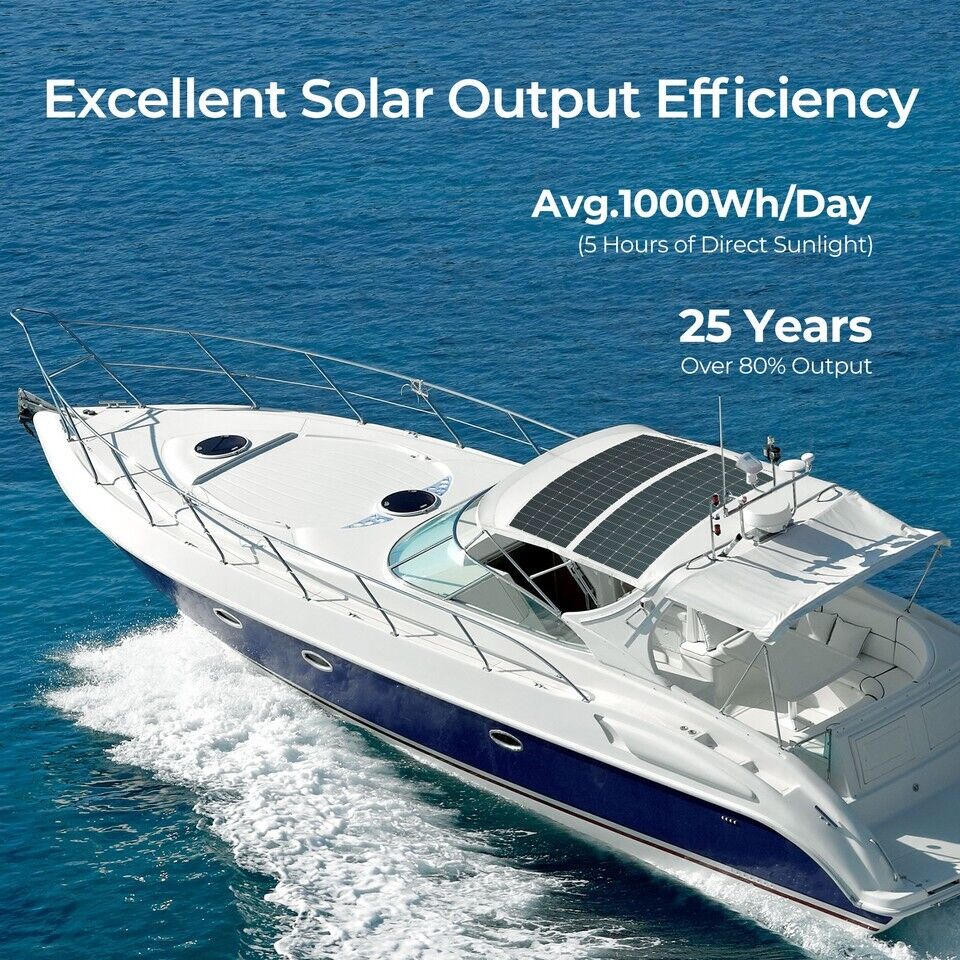 Renogy 200 Watt 12 Volt Flexible Monocrystalline Solar Panel - Poptop World 