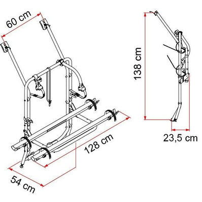 Fiamma Carry-Bike Rack for VW T4 (Volkswagen Eurovan T4) - Poptop World 