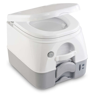 Dometic 972 Portable Toilet – Compact Push-Button Flush, 2.6 Gallon - Poptop World 