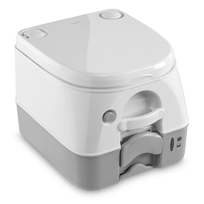 Dometic 972 Portable Toilet – Compact Push-Button Flush, 2.6 Gallon - Poptop World 