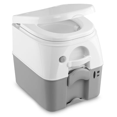 Dometic 976 Portable Toilet – Full-Size Push-Button Flush (5 Gallons) - Poptop World 