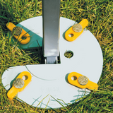 Fiamma Awning Leg Fixing Plate Kit Pair Caravan Motorhome Camping inc 8 Pegs 98655-724 - Poptop World 