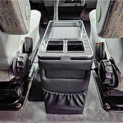 Centre Console Storage Box for VW Vanagon, Eurovan, & T5/T6- Black - Poptop World 