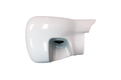 Fiamma F45i Awning Left Side Winch Cover w/ Automatic Crank (Polar White) 04830-01B