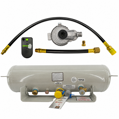 DELUXE 1995-2000 VW EUROVAN CAMPER T4 WINNEBAGO Propane TANK 5.9 GAL MANCHESTER With Full Hose Kit