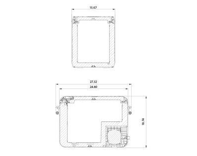 Dometic CFX3 45 Powered 12V Cooler, 46L - Fridge/Freezer - Poptop World 